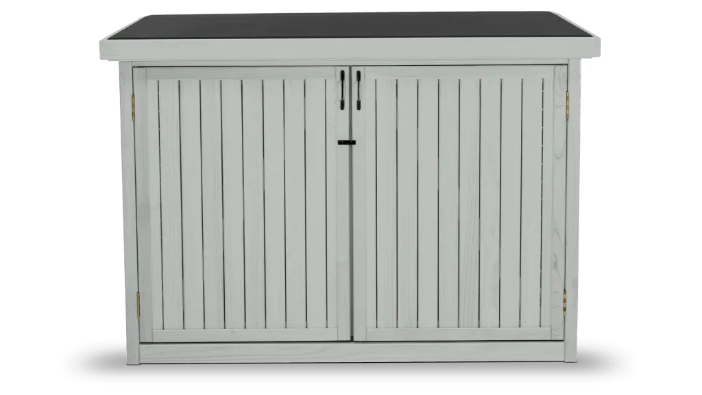 BSC Bin Shed 5 Zinc Grey